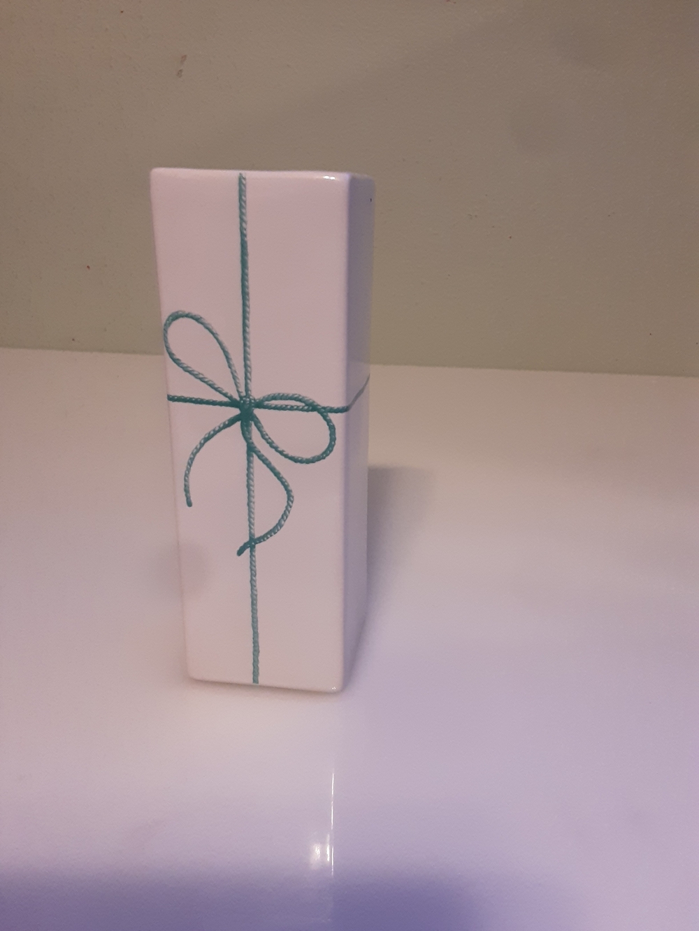 6.25 Inch Floral Ceramic Bud Base